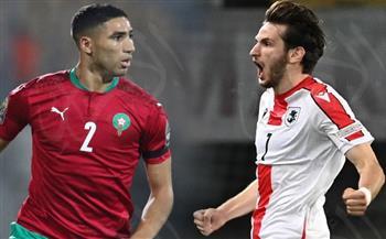 بث مباشر مشاهدة مباراة المغرب وجورجيا اليوم في تحضيرات كأس العالم 2022 يلا شوت