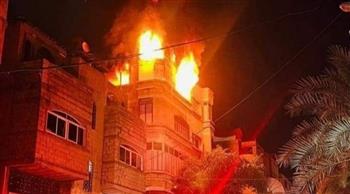 مقتل 21 فلسطينياً في حريق بمبنى سكني في غزة