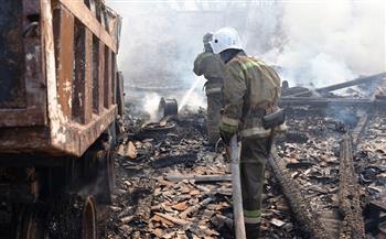تضرر مدرسة وسط مدينة دونيتسك جراء قصف أوكراني