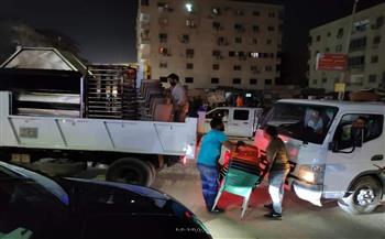 ضبط 2200 حالة إشغال خلال حملات ليلية في الجيزة
