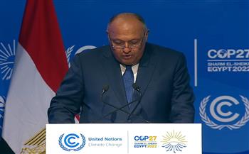 وزير الخارجية: مصر تسعى لتحقيق كافة التزاماتها بشكل ملموس إزاء قضية المناخ