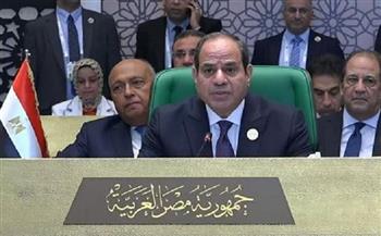 «أمننا العربي كُل لا يتجزأ».. أبرز تصريحات الرئيس السيسي بالقمة العربية المنعقدة بالجزائر