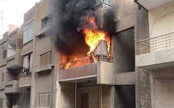 إخماد حريق نشب داخل شقة سكنية بأبو النمرس