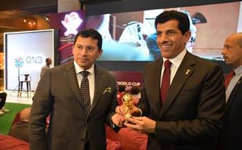 وزير الشباب والرياضة يشهد احتفالات سفارة قطر لدى القاهرة بانطلاق بطولة كأس العالم