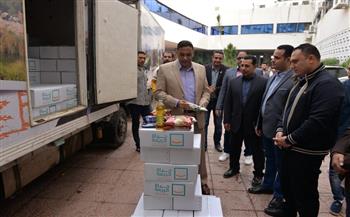 محافظة الدقهلية تتسلم 20 ألف كرتونة مواد غذائية لتوزيعها على الأسر الأولى بالرعاية
