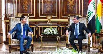 مسرور بارزاني يستقبل السفير الصيني لدى العراق