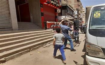 محافظ الجيزة: رفع 1650 حالة إشغال بعدة شوارع في حي الهرم