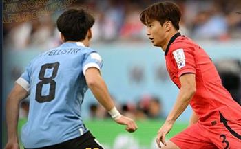 كأس العالم 2022..القائم يمنع منتخب أوروجواي من تسجيل هدف خلال شوط أول سلبي أمام كوريا الجنوبية  