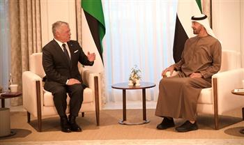 رئيس دولة الامارات يحرى مباحثات مع العاهل الأردنى