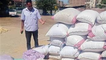 "تموين الغربية": ضبط 22 طن أرز شعير تم تجميعها بالمخالفة للقرارات الحكومية