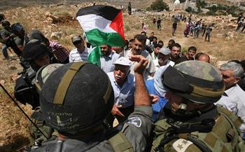 قوات الاحتلال الإسرائيلى تقمع مسيرات مناهضة للاستيطان في الضفة الغربية