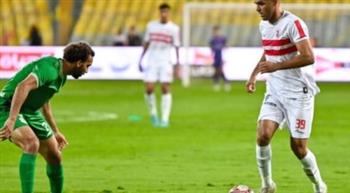 لاعبو الزمالك يهنئون نيمار بعد الفوز على المصري