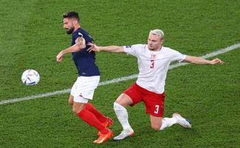 كأس العالم 2022.. فرنسا تهدر وتتعادل مع الدنمارك في الشوط الأول