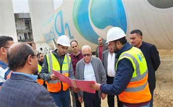 محافظ بورسعيد يتابع سير العمل في إنشاء مصنع إنتاج الغازات جنوب بورسعيد 