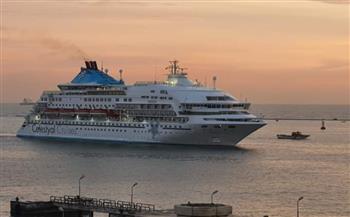ميناء بورسعيد يستقبل سفينة سياحية تقل 658 سائحا