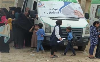 صحة الإسكندرية تقدم الخدمات الطبية المجانية ل 1232 مريضا بمنطقة بنجر السكر ببرج العرب