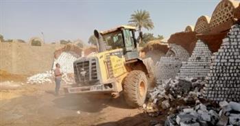 محافظة الجيزة: إزالة 16 حالة تعد علي الأراضي الزراعية بأطفيح والعياط وأبو النمرس
