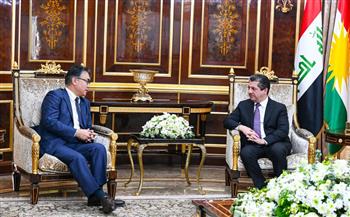 رئيس حكومة إقليم كردستان يناقش تطوير العلاقات مع اليابان وكوريا
