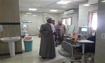 وفد مشيخة الأزهر الشريف يزور مستشفى الباطني التخصصي بجامعة أسوان 