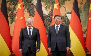 الرئيس الصيني يلتقي المستشار الألماني في بكين