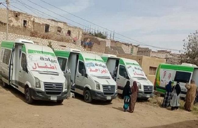 في 6 محافظات.. مناطق القوافل الطبية بوزارة الصحة اليوم