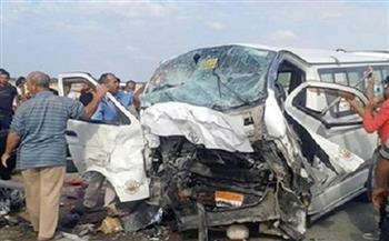 إصابة مسن وشاب في حادث تصادم سيارتين ببورسعيد 