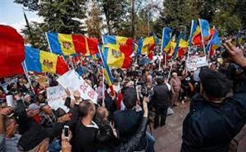 تجمع أكثر من 50 ألف متظاهر وسط عاصمة مولدوفا