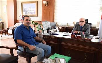 محافظ بورسعيد يستقبل رئيس لجنة الشباب والرياضة بمجلس النواب