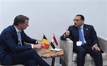 رئيس الوزراء يلتقى نظيره البلجيكي على هامش قمة المناخ بشرم الشيخ