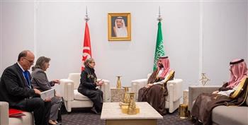 الأمير محمد بن سلمان يلتقي رئيسة وزراء تونس وولي عهد الكويت في شرم الشيخ