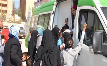"صحة المنيا" تنظم قوافل طبية مجانية بالقرى وخدمات لتنظيم الأسرة شملت 117 ألف سيدة