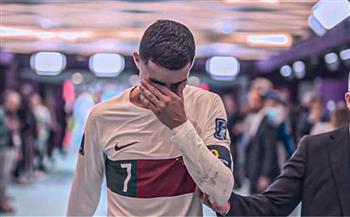كأس العالم 2022 .. بكاء كريستيانو رونالدو على ضياع حلم المونديال |صور 