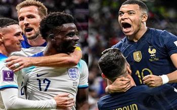 بث مباشر يلا شوت الآن.. مشاهدة مباراة إنجلترا ضد فرنسا في ربع نهائي كأس العالم قطر
