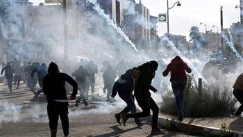 إصابات بالاختناق خلال مواجهات مع الاحتلال الاسرائيلي شمال الخليل