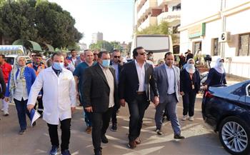 وزير الصحة يوجه بسرعة الانتهاء من تطوير مبنى الطوارئ بمستشفى حميات السويس 