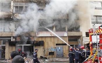 الحماية المدنية تسيطر على حريق داخل محل تجاري في البساتين