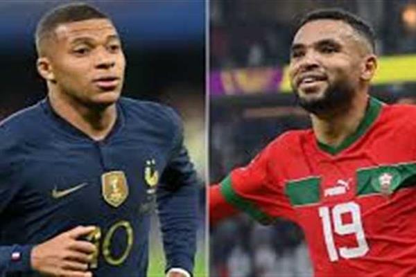نتيجة مباراة المغرب وفرنسا في نصف نهائي كأس العالم 2022