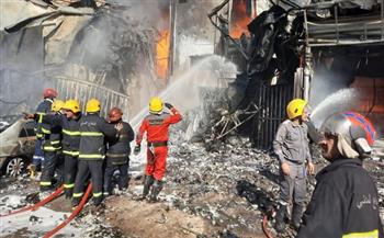 العراق: النيران تعاود الاشتعال في مبنى الوزيرية المنهار