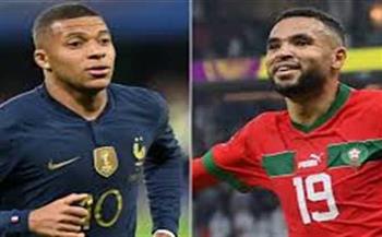 نتيجة مباراة المغرب وفرنسا في نصف نهائي كأس العالم 2022