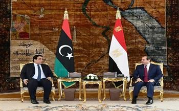 الرئيس السيسي يلتقي برئيس المجلس الرئاسي الليبي بالعاصمة واشنطن