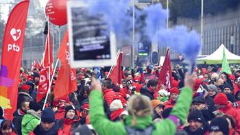 أكثر من 15 ألف شخص يحتجون في بروكسل ضد الغلاء