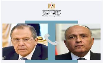 مشروعات موسكو في مصر | وزير الخارجية يتلقى اتصالًا هاتفيًا من نظيره الروسي