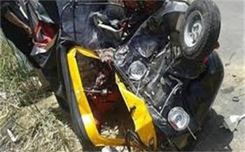 إصابة سائق في حادث انقلاب جرار بالشرقية
