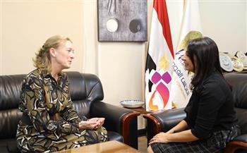 رئيسة قومي المرأة تستقبل سفيرة سلوفاكيا بالقاهرة لبحث سبل التعاون