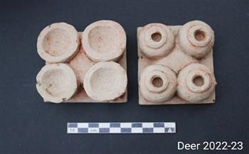 اكتشاف 20 مقبرة بتل آثار الدير في دمياط الجديدة