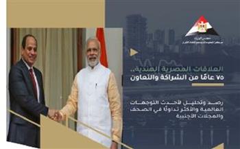 العلاقات المصرية الهندية.. 75 عاما من الشراكة والتعاون