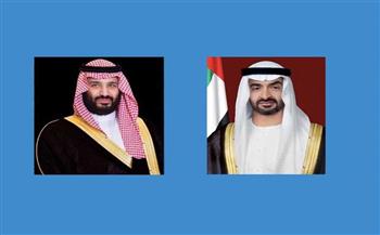 ولي العهد السعودي يهنئ رئيس دولة الإمارات العربية المتحدة بذكرى اليوم الوطني
