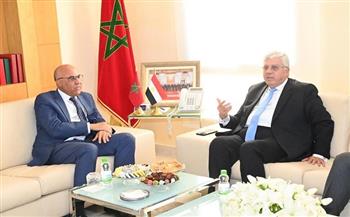 وزير التعليم العالي يلتقي نظيره المغربي لبحث سبل التعاون المشترك