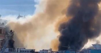 إخماد حريق على حاملة الطائرات الروسية "أدميرال كوزنيتسوف"