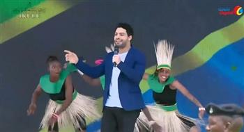 أحمد جمال يشارك فى حفل افتتاح سد «جوليوس نيريرى» بتنزانيا 